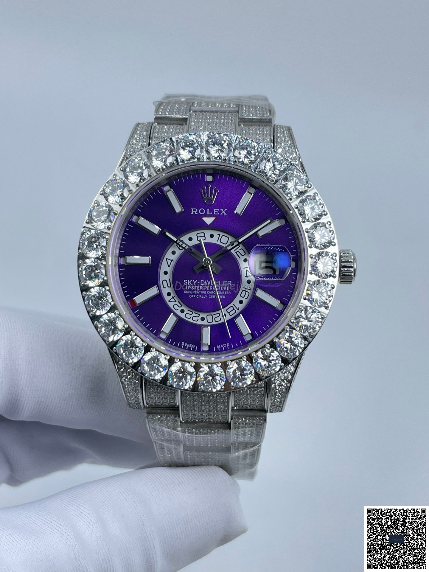 Rolex SkyDweller Iced Out 336934 42mm