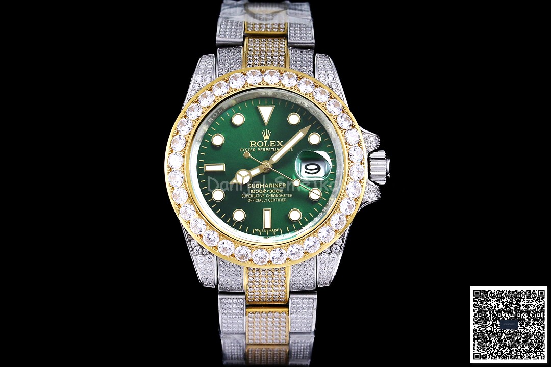 Rolex Submariner 116613LN Iced Out 40mm