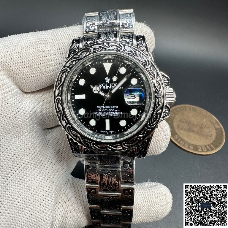 Rolex Submariner 126610 Engraved 40mm