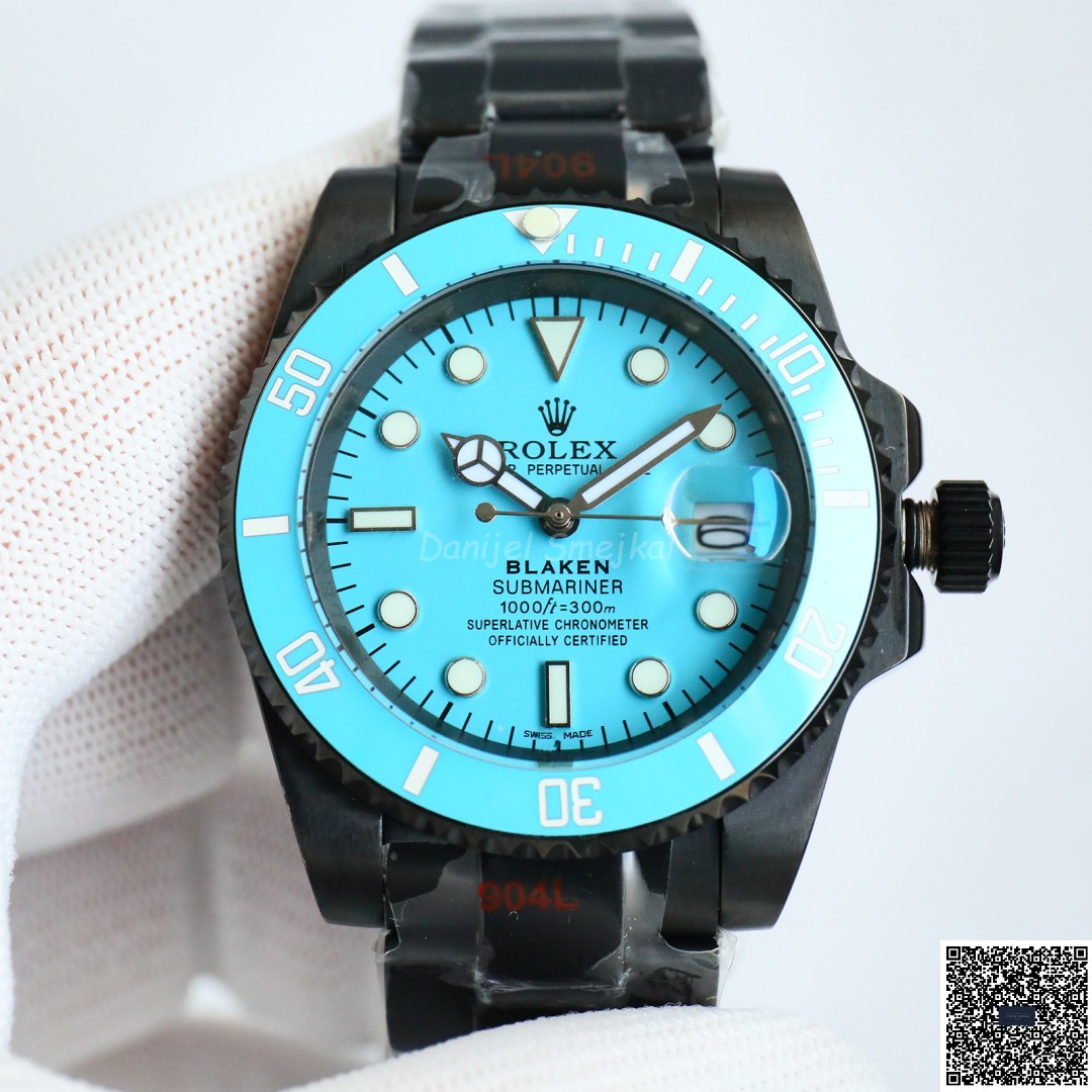Rolex Submariner 126610DLC Blaken Tiffany 40mm