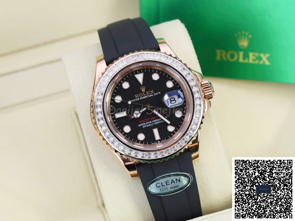 Rolex Yacht Master 116655 Moissanite 40mm